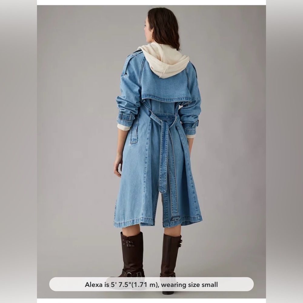 Denim Trench Coat